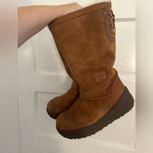 UGG Australia Womens Klarissa Boots 1003288 Chestnut Waterproof Tassel Beaded